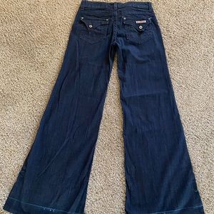 Hudson Wide Leg Flare Jeans